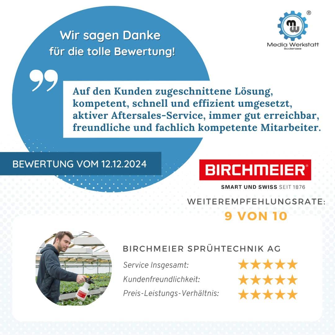 Bewertungen Birchmeier Sprühtechnik AG 12.12.2024