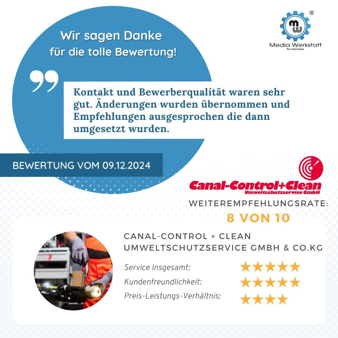 Bewertungen Canal Control 09.12.2024