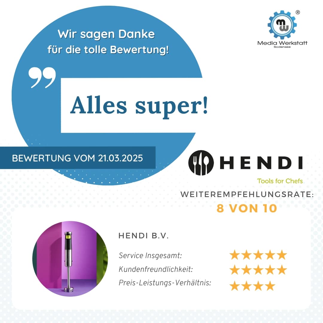 Bewertungen Hendi 21.03.2025